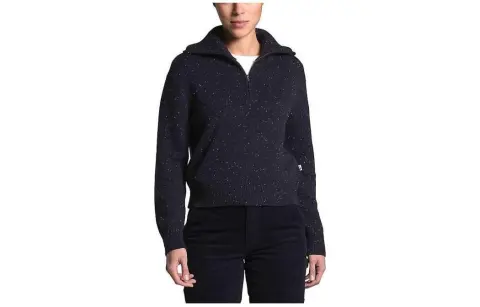 THE NORTH FACE Sweaters Women's Black Lapel Moderate Other