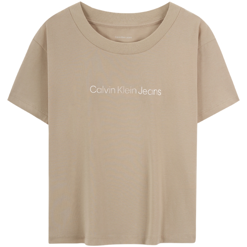 CALVIN KLEIN Jeans casual printed hot girl slim knitted T-shirt for women