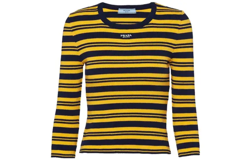 【Previous Season】striped cotton jumper