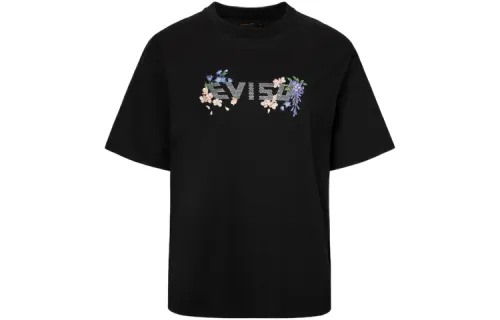 EVISU T Shirts Women's Crew Neck Moderate Straight Fit