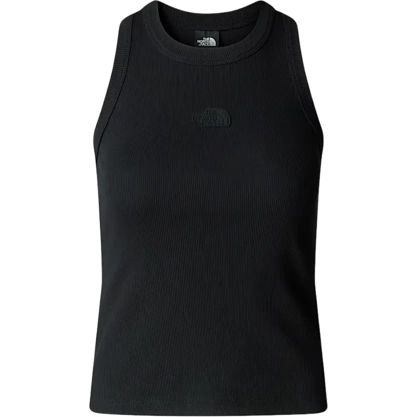 The North Face Logo Detailed Fine-Ribbed Tank Top