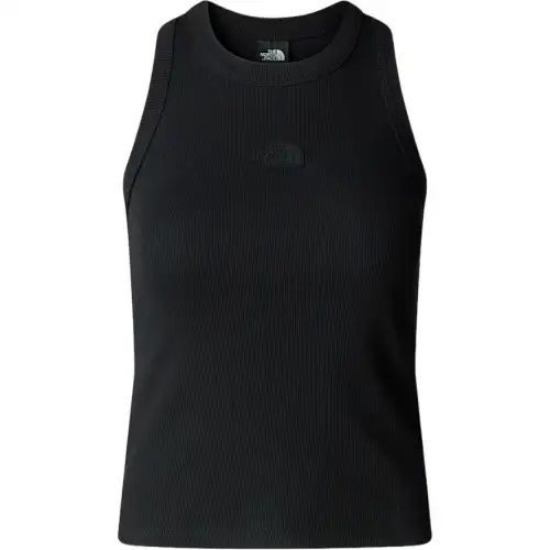 The North Face Logo Detailed Fine-Ribbed Tank Top