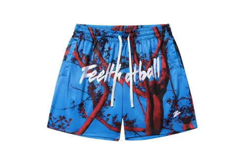 UZIS Basketball Shorts Unisex Moderate Straight Fit Pants