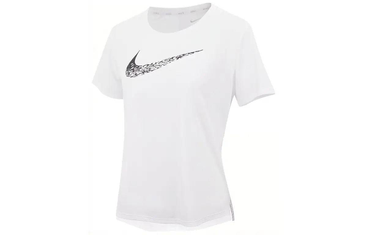 Nike Swoosh Run Women's Short-Sleeve Running Top White