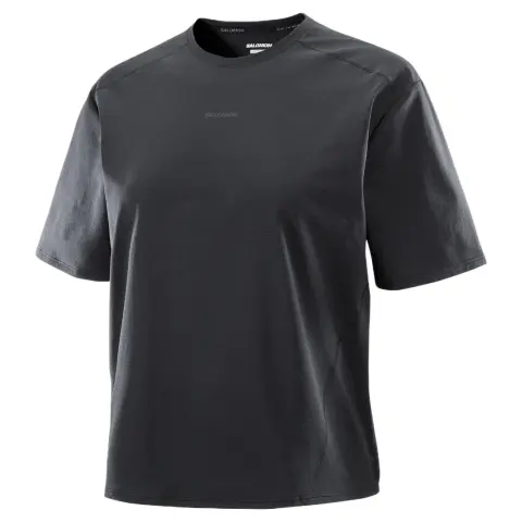 SALOMON Drop Shoulder Sleeve T Shirt Women's Black