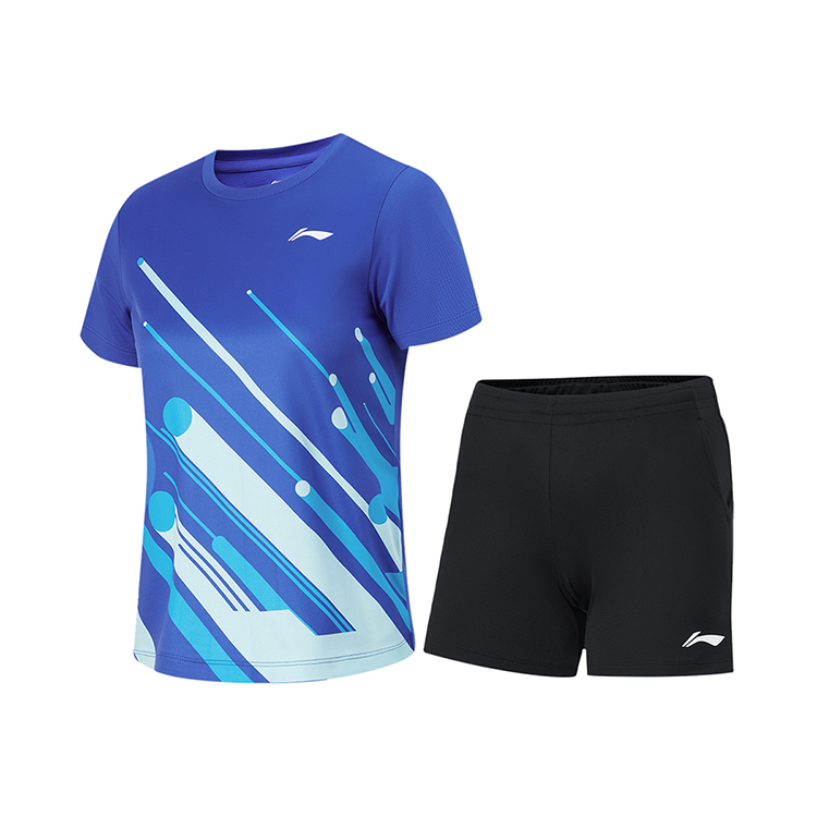 Li Ning Table Tennis Clothing Sets Unisex Bright Blue