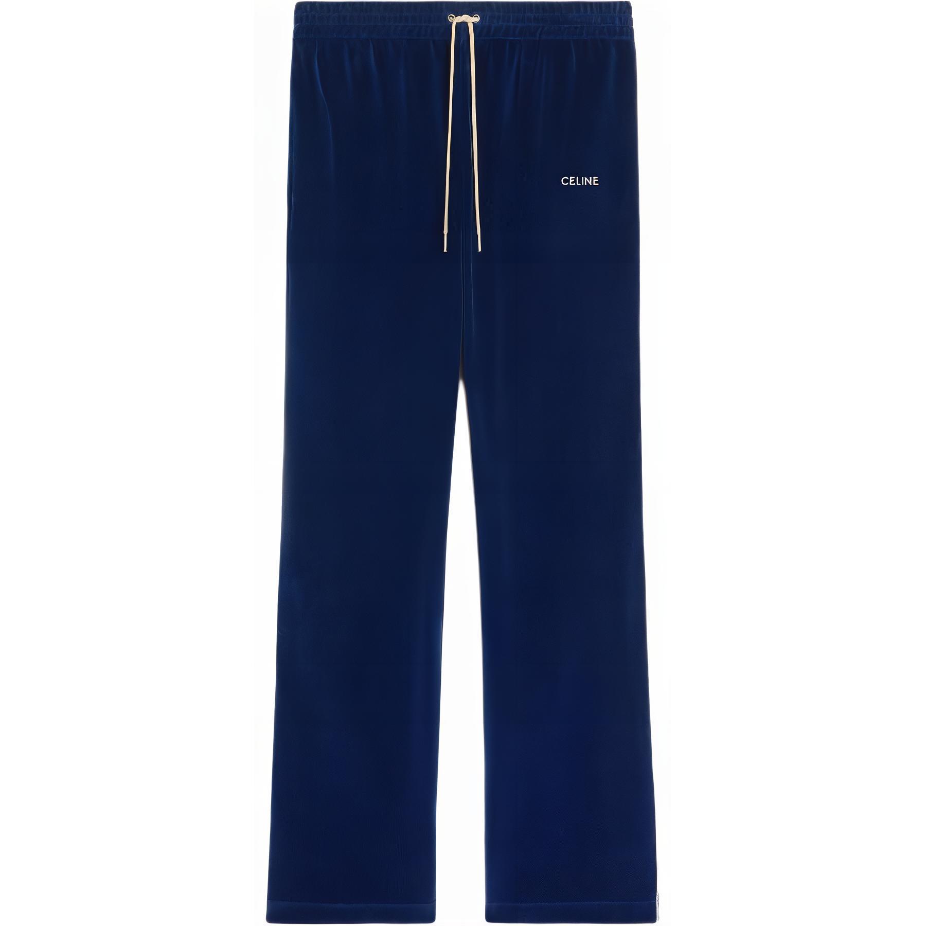 CELINE Tracksuit Pants In Velvet Jersey