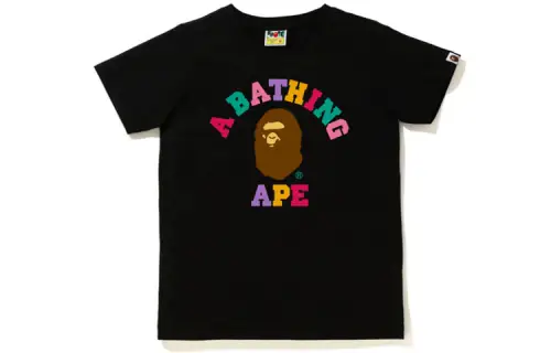 A BATHING APE T Shirts Women's Crew Neck Moderate Straight Fit
