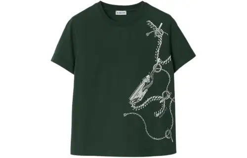 Burberry T Shirt Women's Fir Green