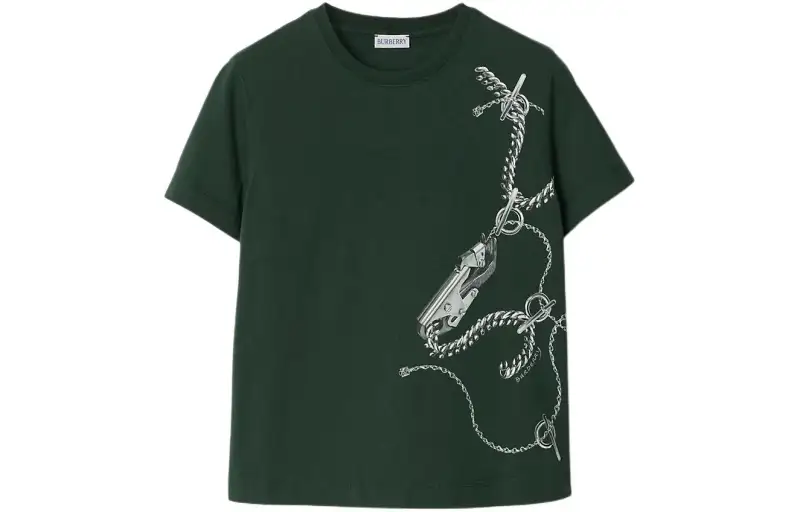 Burberry T Shirt Women's Fir Green