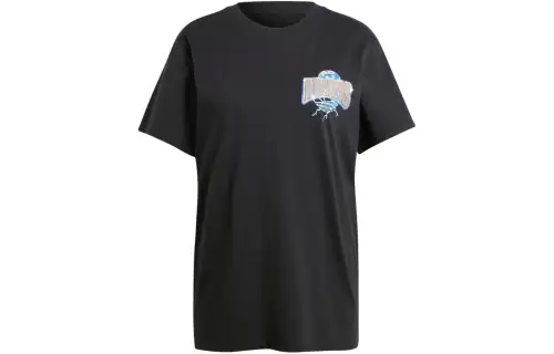 Adidas Originals Drop Shoulder Sleeve T Shirt Women's Black