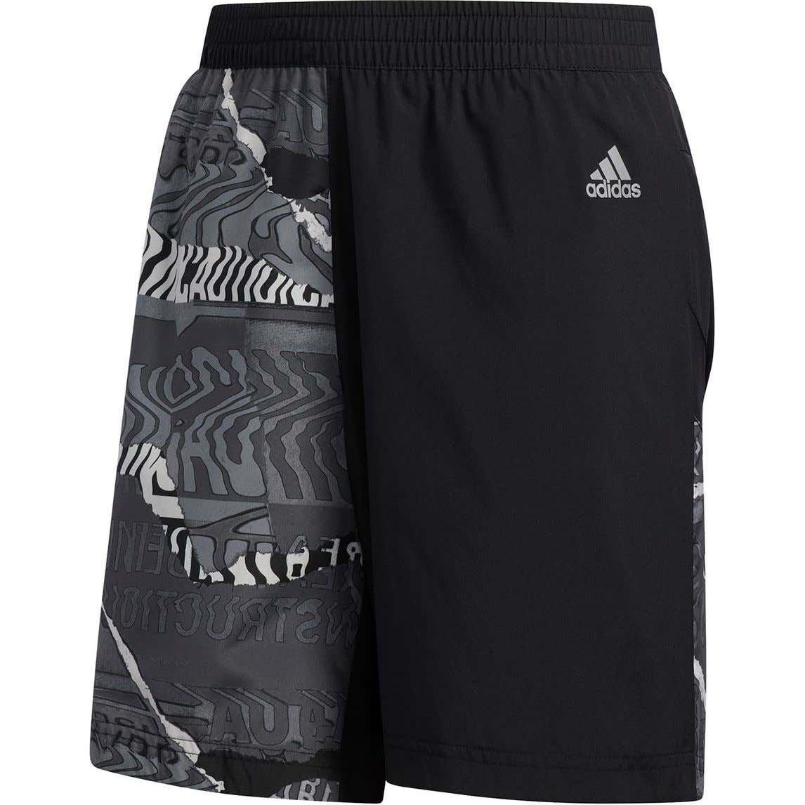 Adidas Sports Shorts Men’s Black/Gray No. 1/Gray Size 6