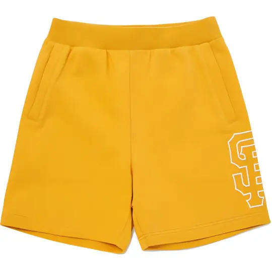 MLB Sports Shorts Unisex Yellow