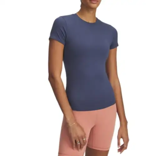 Under Armour Meridian Regular T Shirt Women's Gray Blue 044