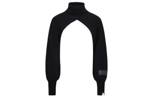 EVISU Sweaters Women's Black Turtleneck Moderate Sleeveless