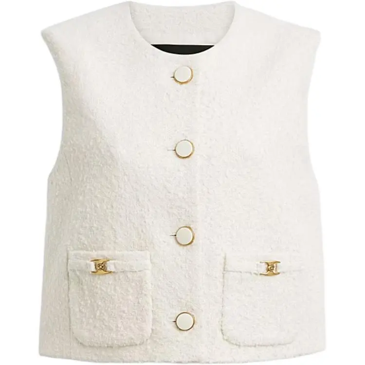 COACH SS25 Tank Top Women's Cream White