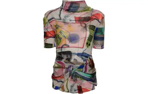 OFF WHITE T Shirt Regular Fit Women's Multicolor