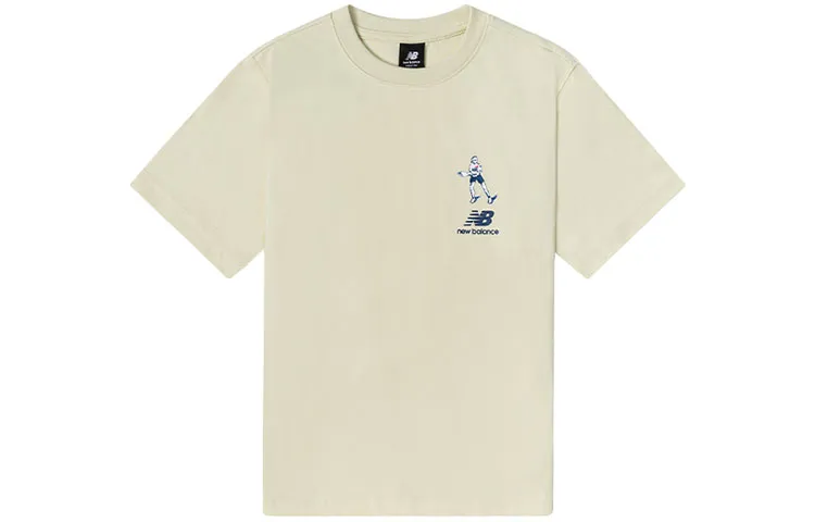 New Balance ANB SS22 Drop Shoulder Sleeve T Shirt Women's Beige