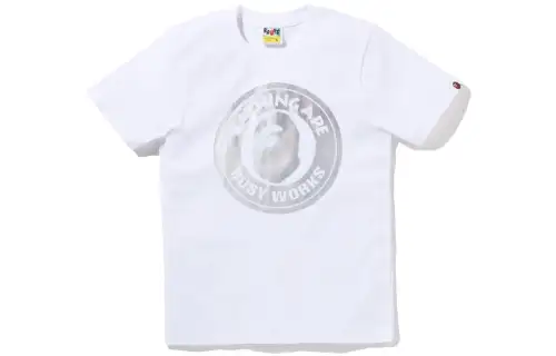 Bape Women'ss Hologram Busy Works Tee White