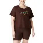 Asics Regular T Shirt Women's Coffee