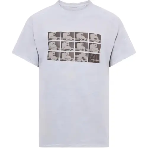 Travis Scott T Shirts Women's Gray Crew Neck Moderate Straight Fit