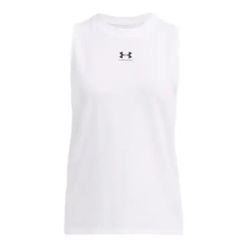 Under Armour Rival Tank Top Women's White/Black