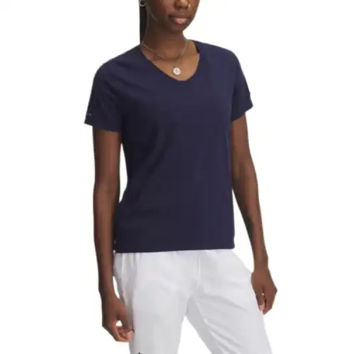 Under Armour IconCharged Cotton Regular T Shirt Women's Dark Blue