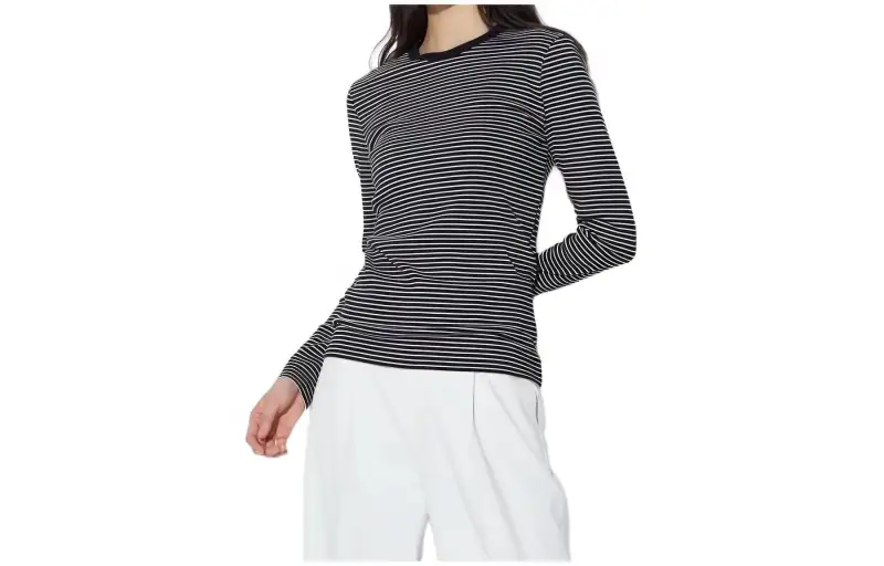 UNIQLO T Shirts Women's Crew Neck Moderate Straight Fit