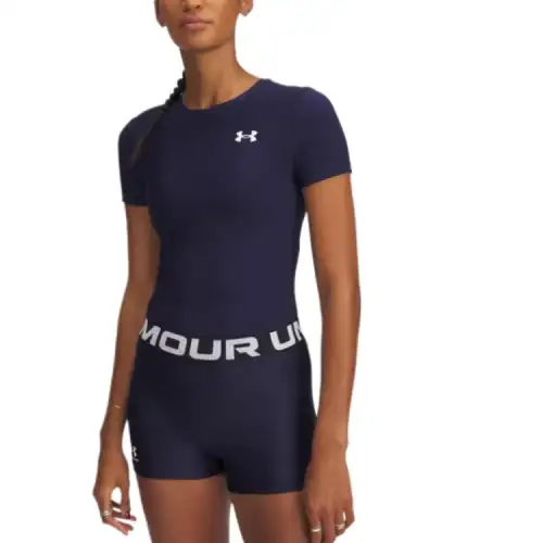 Under Armour HeatGear T Shirt Women's Marine Blue