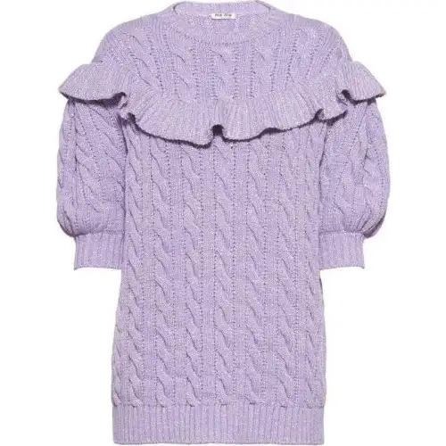 MIU MIU SS22 Sweater Women's Purple