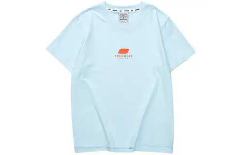 Skechers Colorful Drop Shoulder Sleeve T Shirt Women's Blue