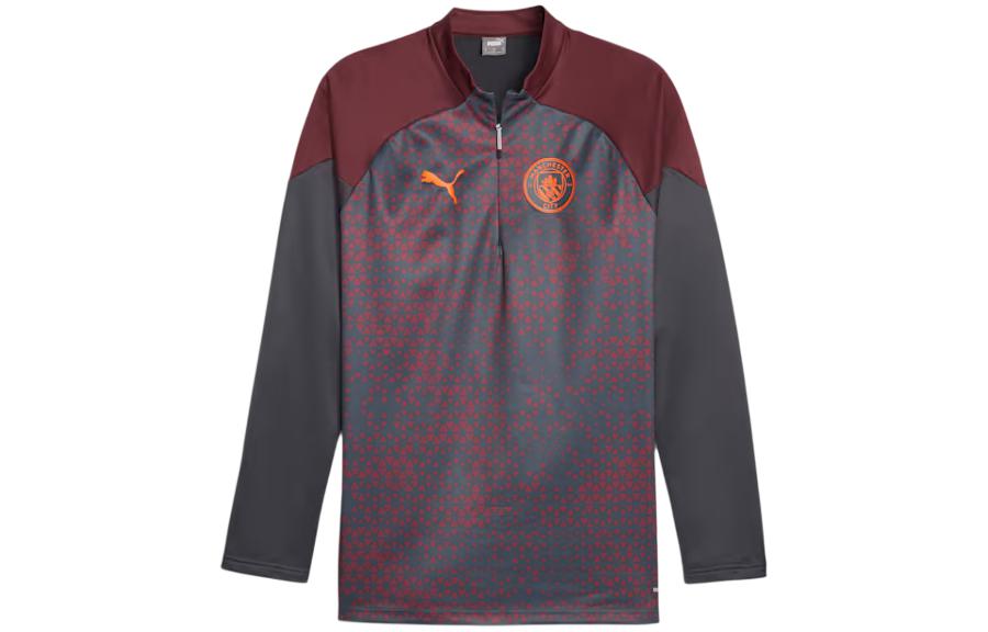PUMA Manchester City Soccer Jerseys Men’s Fuchsia Moderate Straight Fit