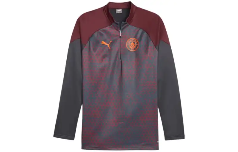 PUMA Manchester City Soccer Jerseys Men's Fuchsia Moderate Straight Fit