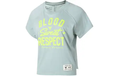 Under Armour SS24 Raglan Sleeve T Shirt Women's Light Green