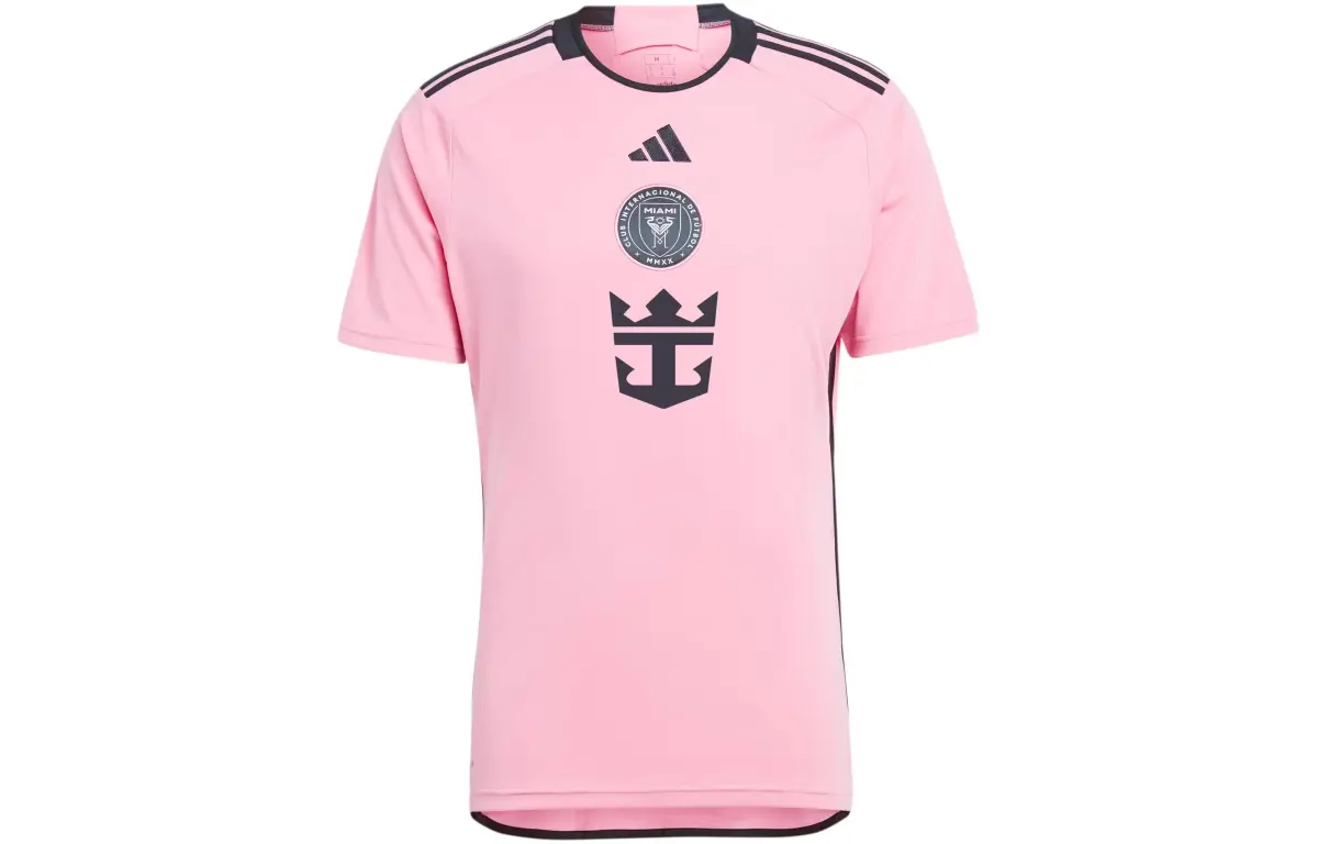 Adidas Inter Miami Inter Miami Cf 24/25 Home Jersey Soccer Jersey Fan Edition Men's Simple Pink