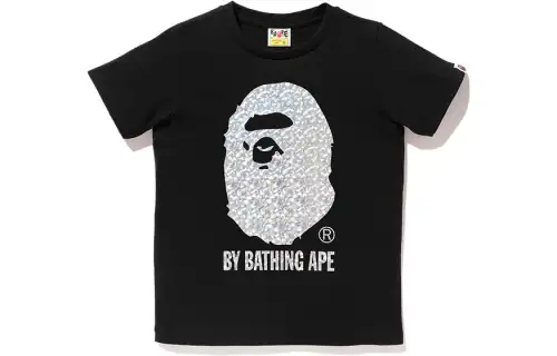 A BATHING APE T Shirts Women's Crew Neck Moderate Straight Fit
