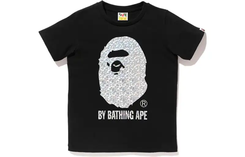 A BATHING APE T Shirts Women's Crew Neck Moderate Straight Fit