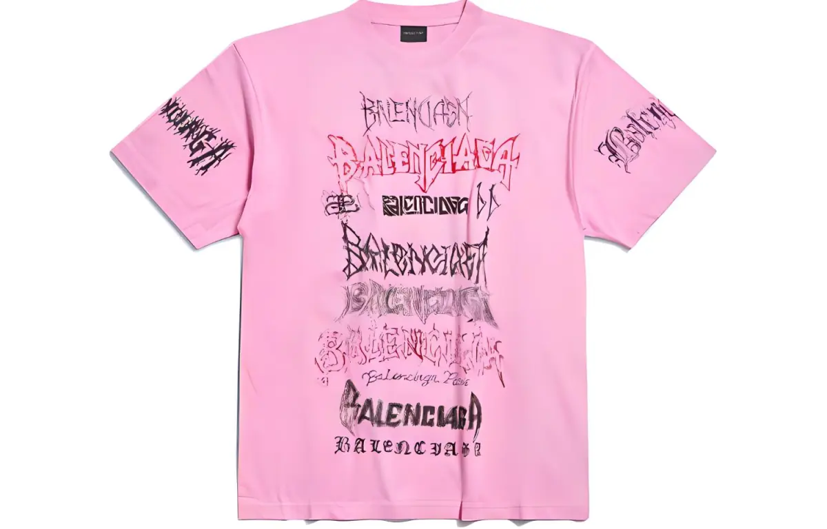 Balenciaga T Shirt, Loose Fit Women's