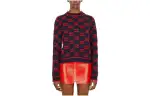 GUCCI Sweater Women's Black Red