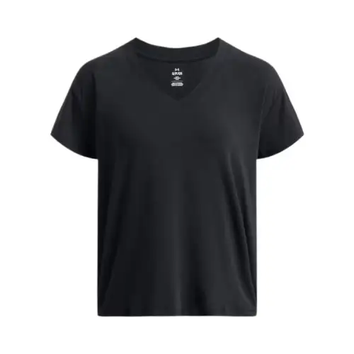 Under Armour Drop Shoulder Sleeve T Shirt Women's Black