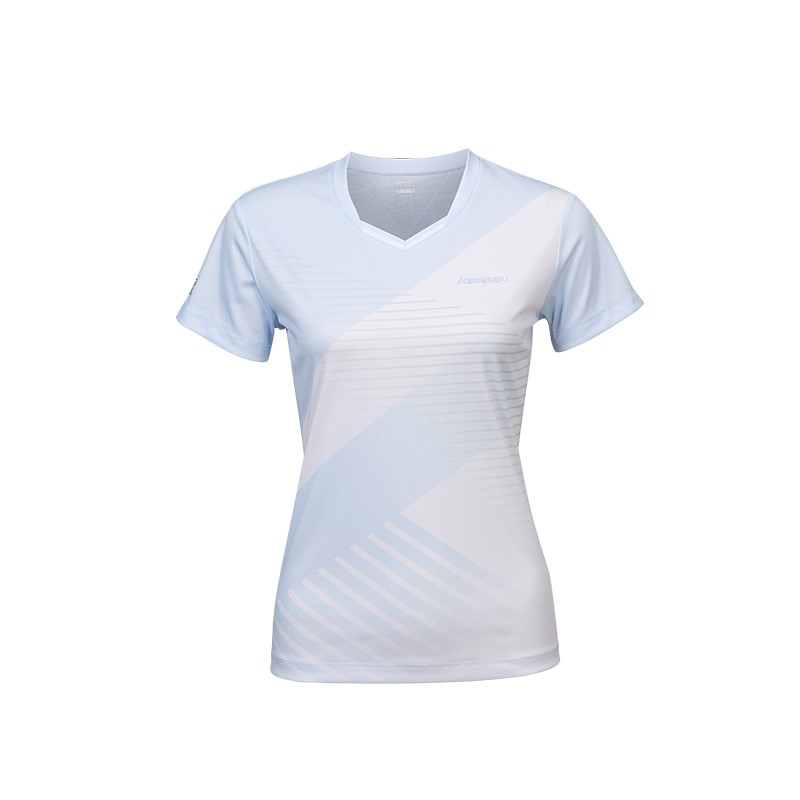 Kawasaki Badminton Jersey Unisex Gray Blue