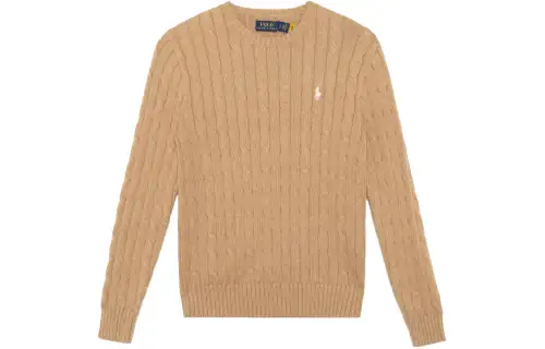 Polo Ralph Lauren FW22 Knitwear Classic Version Women's Brown