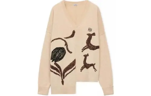 LOEWE SS23 Sweater Women's Beige
