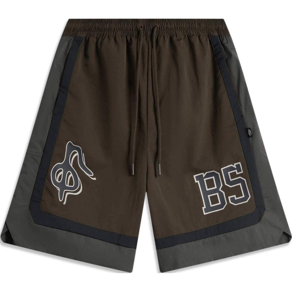 Li Ning Badfive Sports Shorts Men’s Slate Umber Black Obsidian Gray