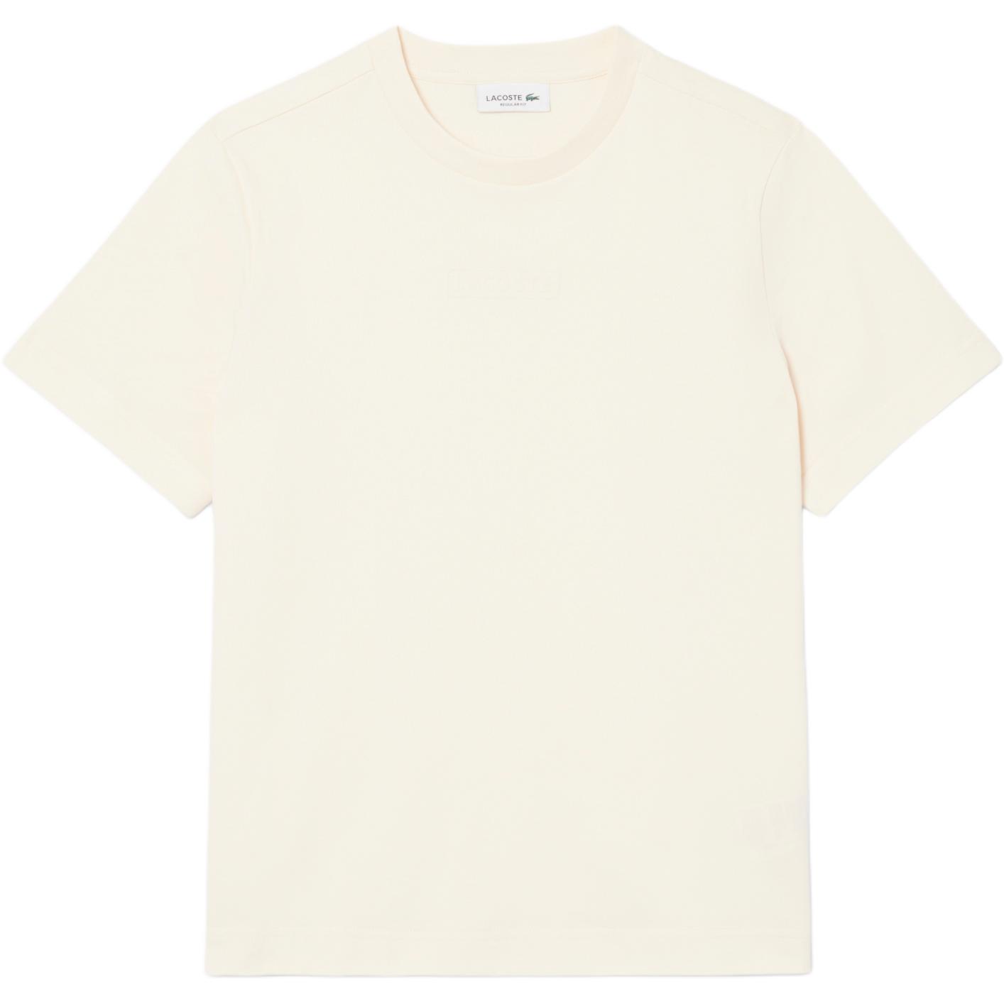 Женская футболка LACOSTE LACOSTE T (кремовая)