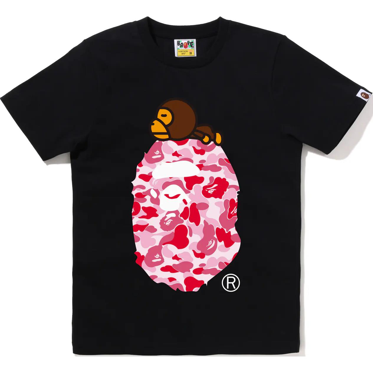 Женская футболка A BATHING APE (камуфляжная) — фото 5