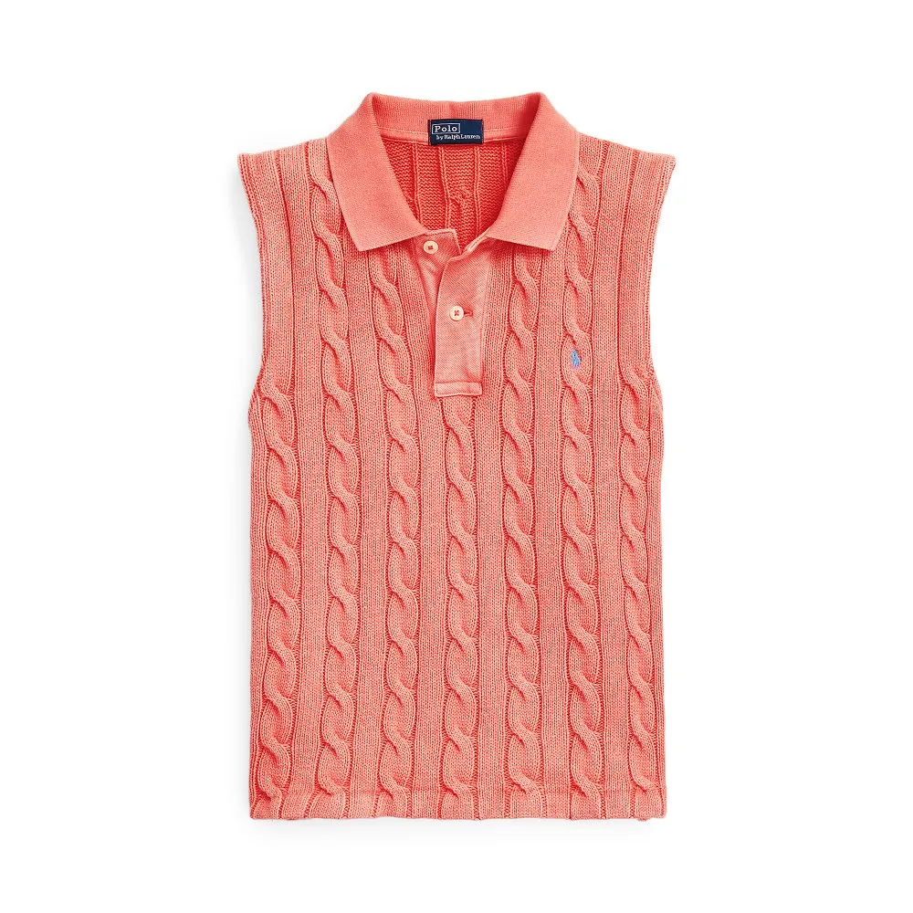 Polo Ralph Lauren Polo Pony Cable-knit Polo Top