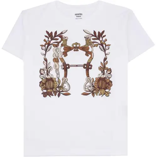 HERMES Regular T Shirt Women's White