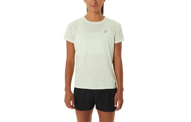 Asics CORE SS TOP W T Shirt Women's Light Green