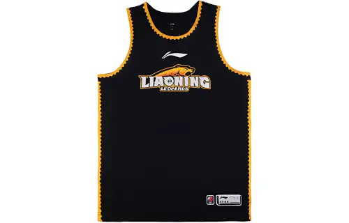 Li Ning CBA Collection Basketball Jersey 23 24 Season, Fan Edition, Liaoning Team Men's Black